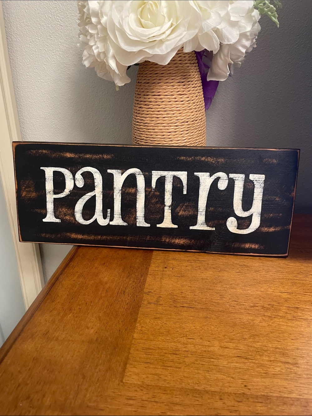 Rustic Vintage Look PANTRY Wood Wall Sign